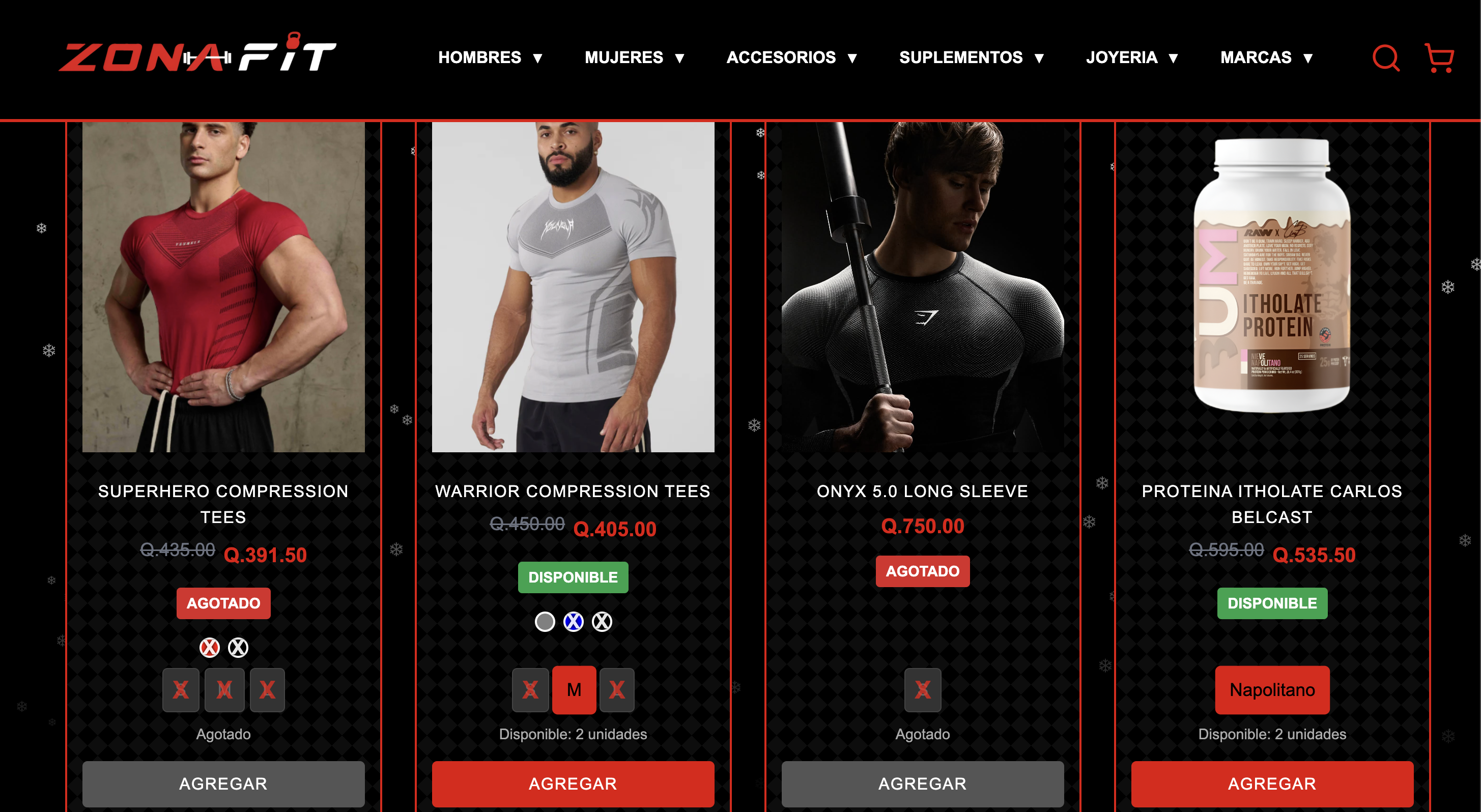 Segundo banner del proyecto Zona Fit.